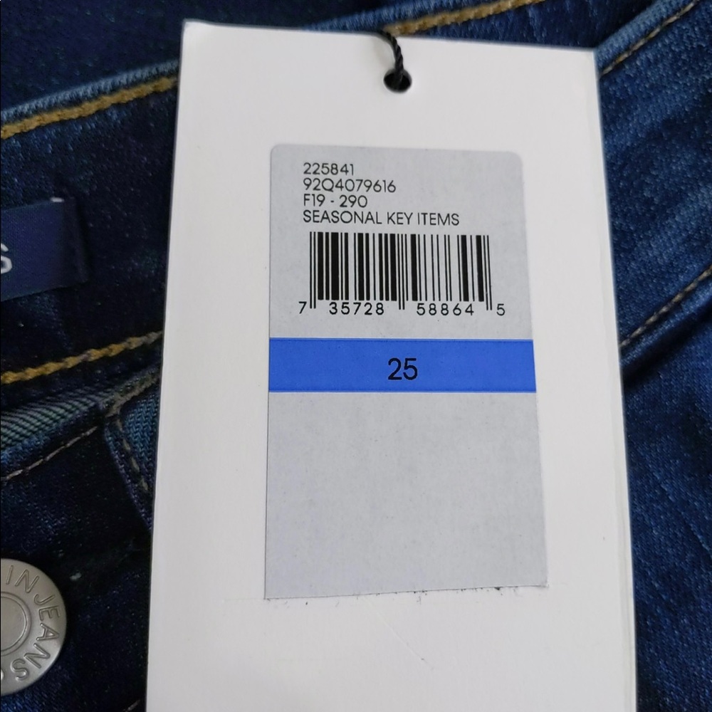 Calvin Klein Jeans Mid Rise Skinny Ankle Jeans - Picture 14 of 15